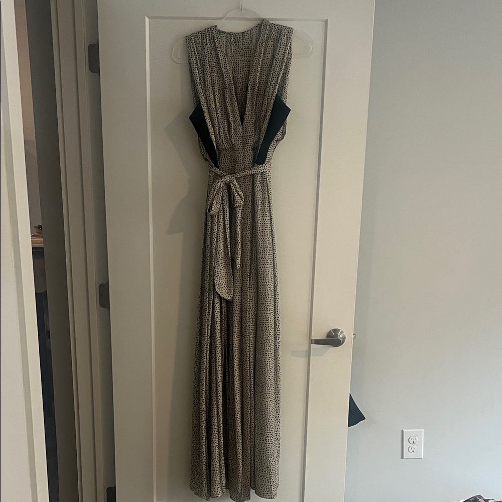 L'AGENCE Black and Cream Dress